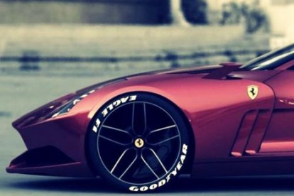 Roda esportiva da Ferrari