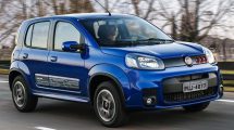 Novo Fiat Uno 2017 azul