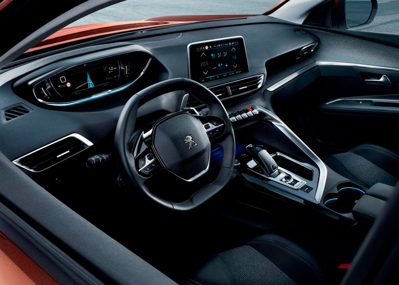 Peugeot 3008 2017 interior painel